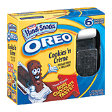 Nabisco Handi-snacks oreo cookies 'n creme, 6 single serve snack packs Left Picture